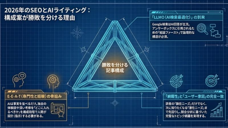 2026年のSEOとAIライティング