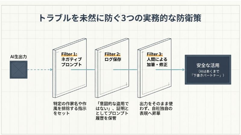 トラブルを未然に防ぐ3つの実務的な防衛策
