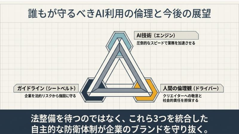 誰もが守るべきAI利用の倫理と今後の展望