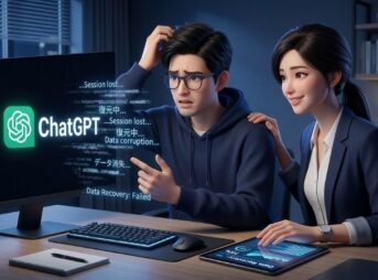 ChatGPTのチャット履歴が消えた！原因と復旧方法、バックアップ術