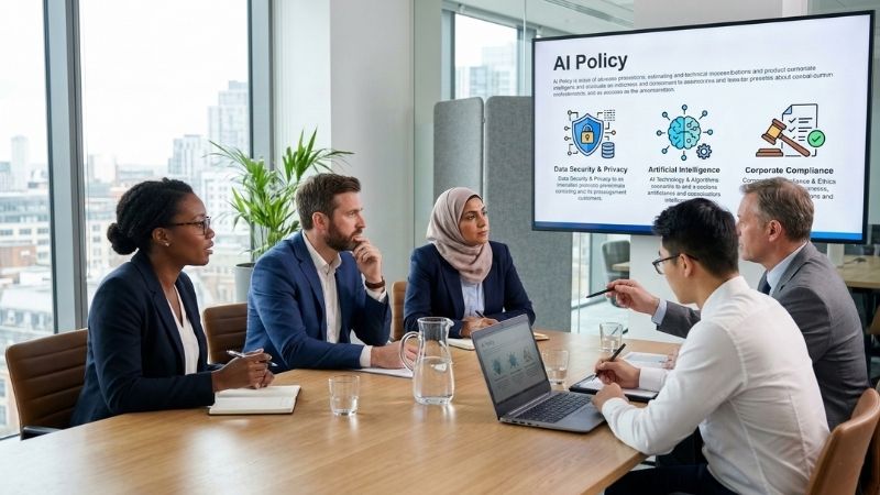 そのまま使える!企業の「生成AI利用ポリシー」テンプレートと注意点
