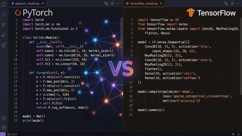 AI開発のフレームワーク比較！PyTorchとTensorFlowの選び方