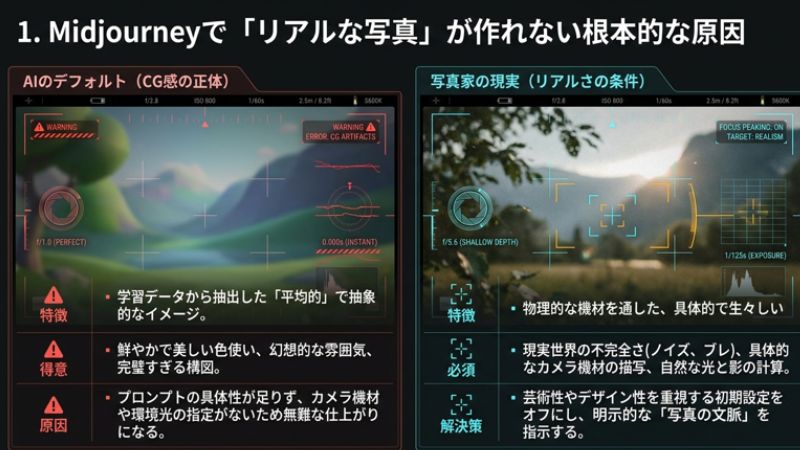 「リアルな写真」が作れない根本的な原因