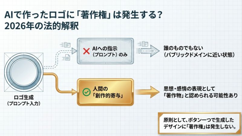 AIで作ったロゴに「著作権」は発生する?