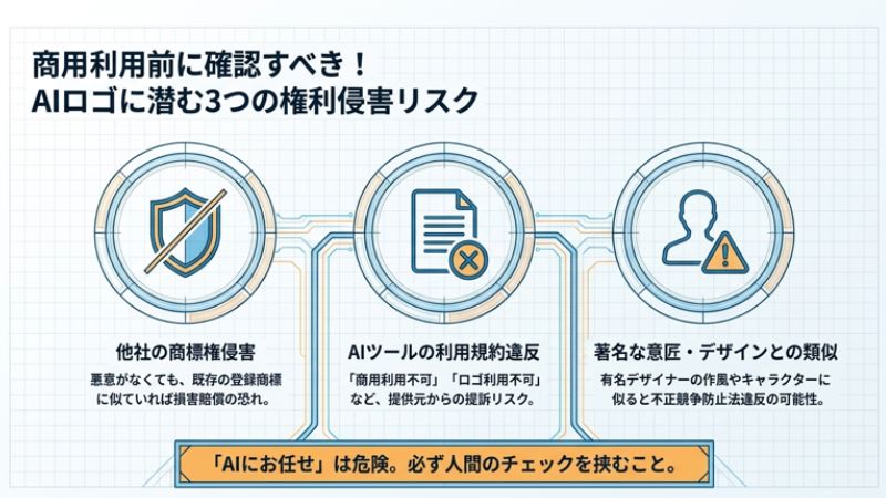 AIロゴに潜む3つの権利侵害リスク