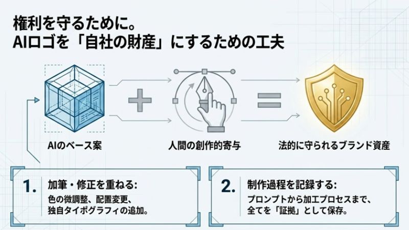 AIロゴを「自社の財産」にするための工夫