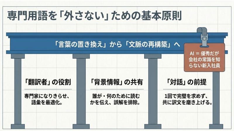 2026年のChatGPT翻訳、専門用語を「外さない」ための基本原則