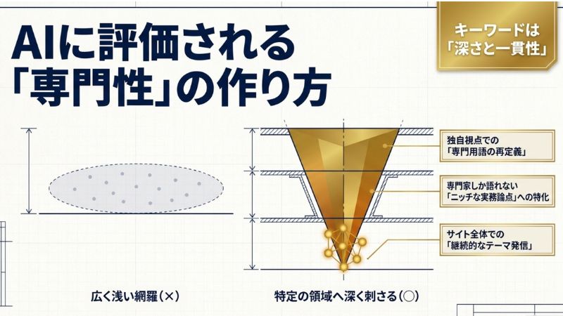 AIに「信頼できる情報源」と評価される専門性の作り方