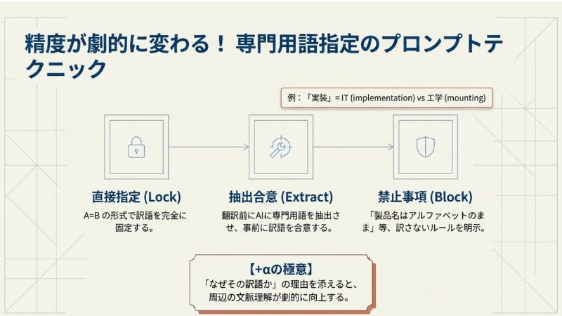 精度が劇的に変わる！専門用語指定のプロンプトテクニック
