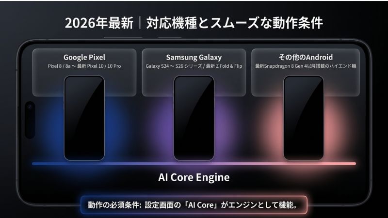 2026年最新|対応機種とスムーズな動作条件