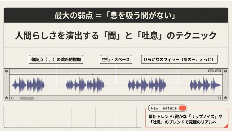 2026年最新:人間らしさを演出する「間」と「吐息」のテクニック