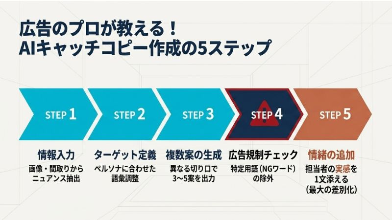 広告のプロが教える！AIキャッチコピー作成の5ステップ