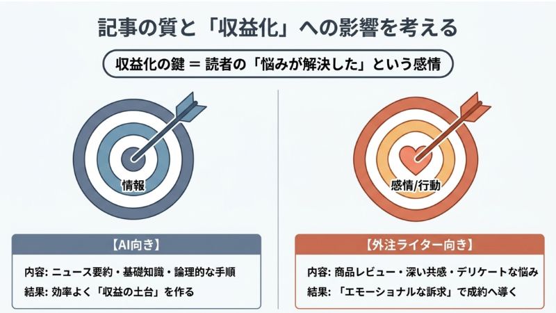 記事の質と「収益化」への影響を考える