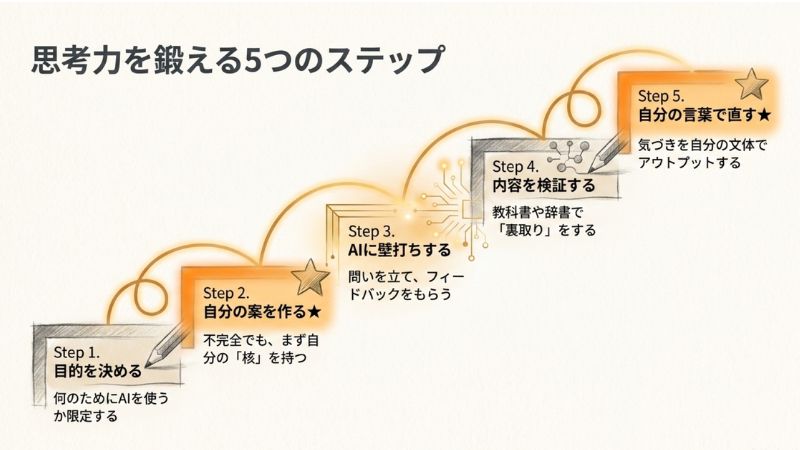 思考力を鍛える!AIを使った「賢い宿題の進め方」