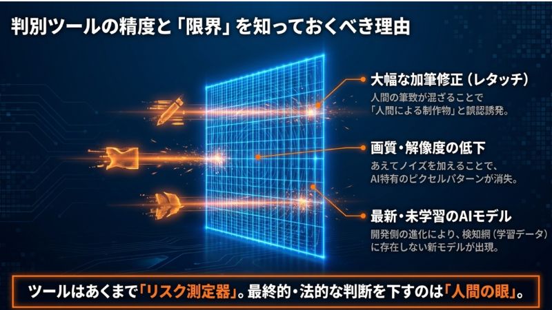 判別ツールの精度と「限界」を知っておくべき理由