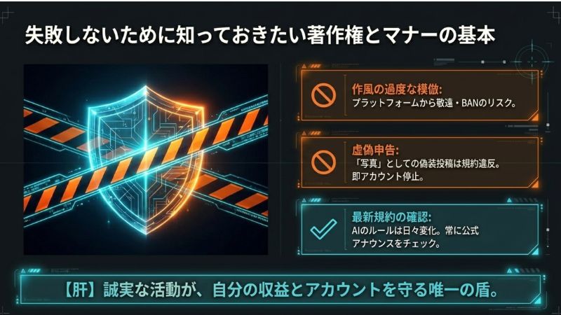 失敗しないために知っておきたい著作権とマナーの基本