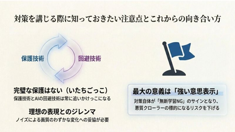 対策を講じる際に知っておきたい注意点とこれからの向き合い方