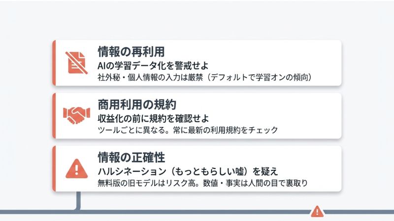 無料版を使う際に知っておきたいセキュリティと権利の注意点