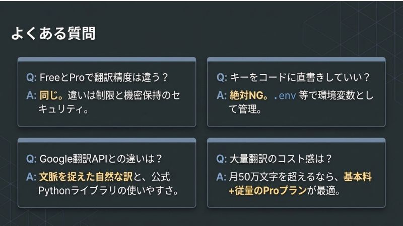 よくある質問